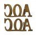 Pair of Army Ordnance Corps (A.O.C.) Shoulder Titles