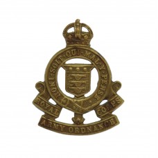 Royal Army Ordnance Corps (R.A.O.C.) Collar Badge - King's Crown