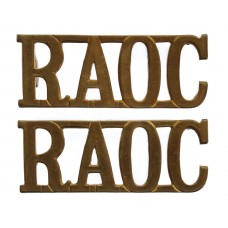 Pair of Royal Army Ordnance Corps (R.A.O.C.) Shoulder Titles