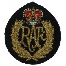 Royal Air Force (R.A.F.) Cloth Cap Badge - Queen's Crown