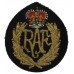 Royal Air Force (R.A.F.) Cloth Cap Badge - Queen's Crown