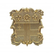 Christchurch Hospital School C.C.F. Anodised (Staybrite) Cap Badge