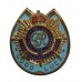 George VI Royal Army Service Corps (R.A.S.C.) Enamelled Good Luck Horseshoe Sweetheart Brooch