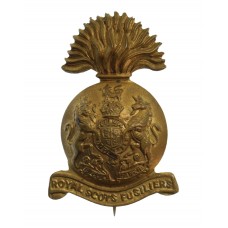 Royal Scots Fusiliers Sweetheart Brooch - King's Crown