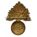 Royal Fusiliers Brass & Enamel Sweetheart Brooch - King's Crown