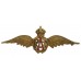 Royal Air Force (R.A.F.) Brass & Enamel Sweetheart Brooch - King's Crown