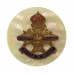 Notts & Derby Regiment (Sherwood Foresters) Mother of Pearl Sweetheart Brooch 