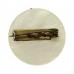 Royal Navy Mother of Pearl Sweetheart Brooch - King's Crown