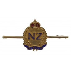 New Zealand Expeditionary Force (N.Z.E.F.) Enamelled Sweetheart Brooch - King's Crown