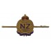 New Zealand Expeditionary Force (N.Z.E.F.) Enamelled Sweetheart Brooch - King's Crown