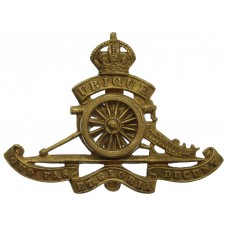 Royal Artillery Revolving Wheel Cap Badge - King's Crown