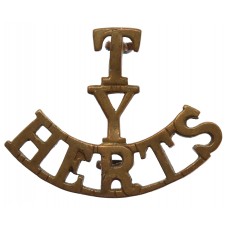 Hertfordshire Territorial Yeomanry (T/Y/HERTS) Shoulder Title