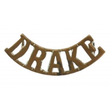 WW1 Drake Battalion Royal Naval Division (DRAKE) Shoulder Title