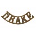WW1 Drake Battalion Royal Naval Division (DRAKE) Shoulder Title