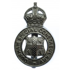 Durham Special Constabulary Cap Badge - King's Crown