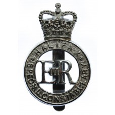 Halifax Special Constabulary Cap Badge - Queen's Crown