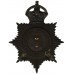 Cambridgeshire Constabulary Black Helmet Plate - King's Crown