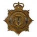 West Suffolk Constabulary Small Star Night Helmet Plate - Queen's Crown