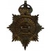 West Suffolk Constabulary Black Helmet Plate - King's Crown