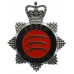 Essex Police Senior Officer's Enamelled Cap Badge - Queen's Crown