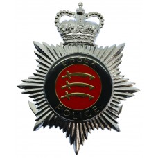 Essex Police Enamelled Helmet Plate - Queen's Crown