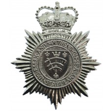 Essex and Southend-on-Sea Constabulary Helmet Plate - Queen's Cro