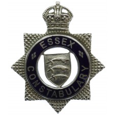 Essex Constabulary Senior Officer's Enamelled Cap Badge - King's Crown