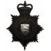 Essex Constabulary Night Helmet Plate - Queen's Crown