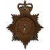 Essex Constabulary Night Helmet Plate - Queen's Crown