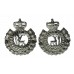 Pair of Berkshire Constabulary Collar Badges - Queen's Crown