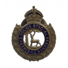 Berkshire Police Special Reserve Enamelled Lapel Badge - King's Crown