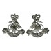 Pair of Buckinghamshire Constabulary Collar Badges - Queen's Crown