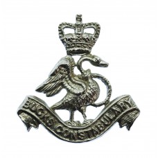 Buckinghamshire Constabulary Collar Badge - Queen's Crown