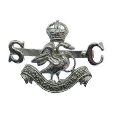 Buckinghamshire Special Constabulary Collar Badge - King's Crown