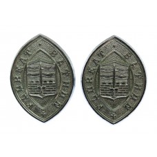Pair of Bath City Police Collar Badges