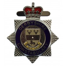 Derbyshire Constabulary Enamelled Warrant Card Badge