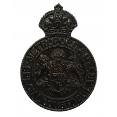 Metropolitan Special Constabulary Bronze Cap/Lapel Badge - King's