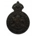 Metropolitan Special Constabulary Bronze Cap/Lapel Badge - King's Crown