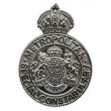 Metropolitan Special Constabulary Chrome Cap/Lapel Badge - King's