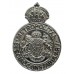 Metropolitan Special Constabulary Chrome Cap/Lapel Badge - King's Crown
