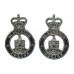 Pair of Blackburn Borough Police Collar Badges - Queen's Crown