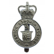Ipswich Borough Police Cap Badge - Queen's Crown