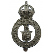 Ipswich Borough Police Cap Badge - King's Crown