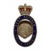 East Suffolk Police Reserve Enamelled Lapel Badge - Queen's Crown