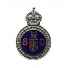 Bradford Special Constabulary Enamelled Lapel Badge - King's Crow