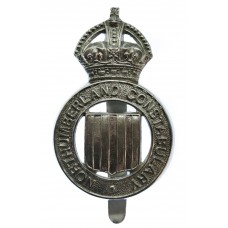 Northumberland Constabulary Cap Badge - King's Crown