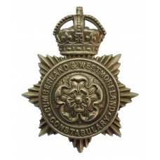 Cumberland & Westmoreland Constabulary Cap Badge - King's Crown