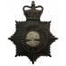 Worcestershire Constabulary Night Helmet Plate - Queen's Crown
