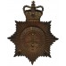 Worcestershire Constabulary Night Helmet Plate - Queen's Crown