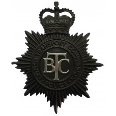 British Transport Commission (B.T.C.) Police Helmet Plate - Queen's Crown